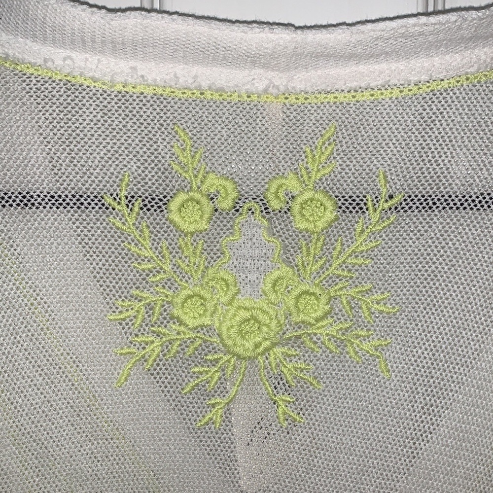 Free people ballon sleeve embroidered top - Picture 8 of 13
